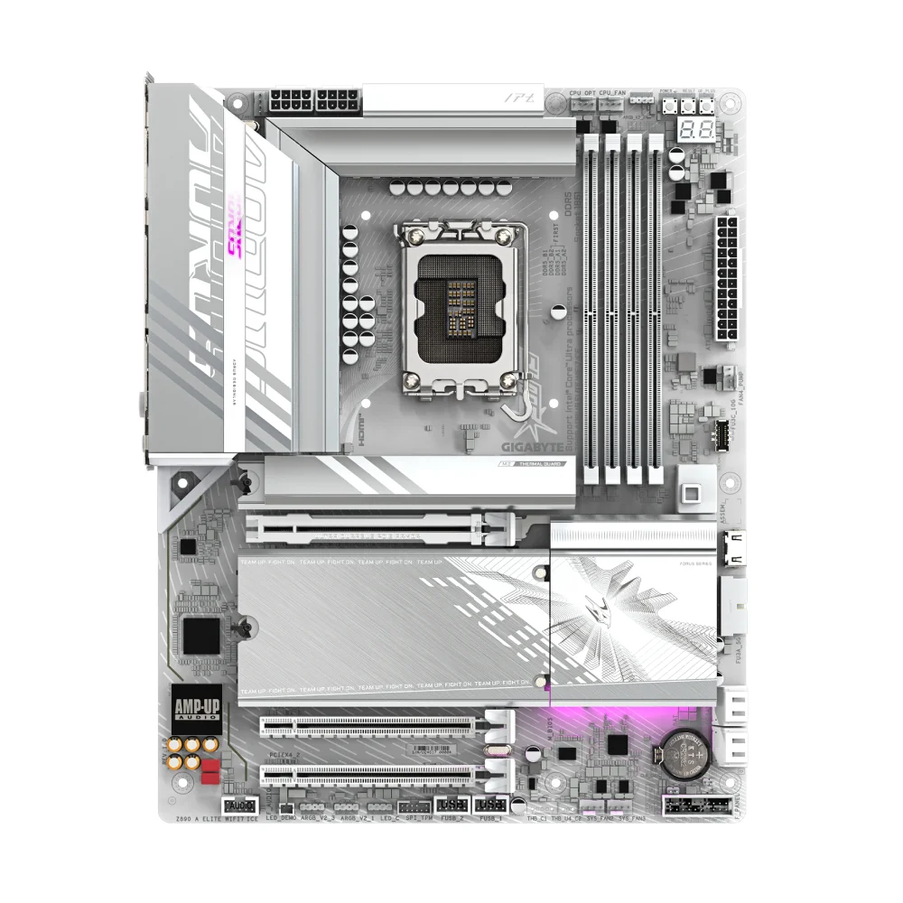 Gigabyte Motherboard Z890 AORUS ELITE WIFI7 ICE DDR5 For Intel Ultra Processors view 2